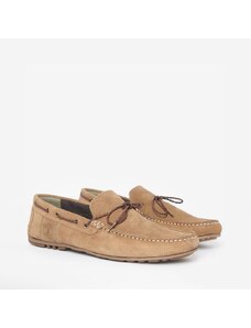 Barbour Jenson Driving Shoes — Taupe Suede