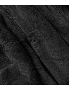 MHM Teplá černá oboustranná dámská zimní bunda (W610)