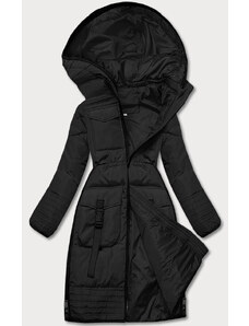 Z-DESIGN Černá vypasovaná dámská zimní bunda (H-1071-01)