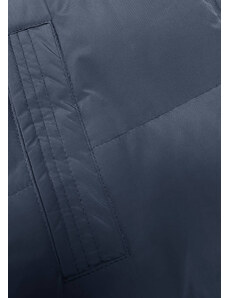 LHD Tmavě modrá hrubší dámská vesta (23-008)