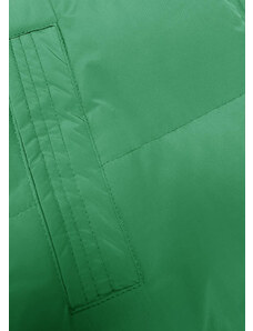 LHD Hrubší zelená dámská vesta (23-008)