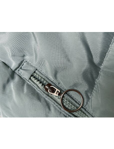 LHD Zimní bunda v mátové barvě s kapucí (2M-231)