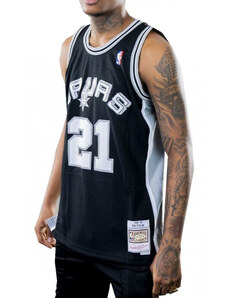 Mitchell & Ness pánské tričko NBA Swingman San Antonio Spurs Tim Duncan SMJYGS18208-SASBLCK98TDU