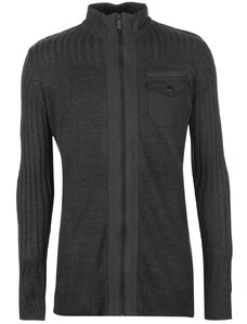 Lee Cooper Knitted Zip Sweatshirt Mens