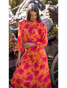 Benedict Harper Dress Nel Orange/Pink