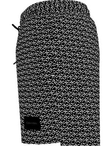 Pánské plavky Tkaný spodní díl MEDIUM DRAWSTRING-PRINT KM0KM009440GP - Calvin Klein