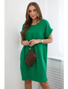 K-Fashion Šaty s kapsami zelená