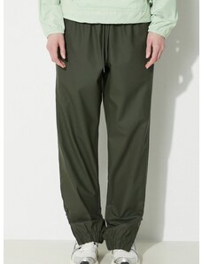 Nepromokavé kalhoty Rains 18560-GREEN Rain Pants Regular zelená barva, medium waist