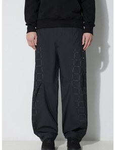 Kalhoty A-COLD-WALL* Grisdale Storm Pant pánské, černá barva, jednoduché, ACWMB176