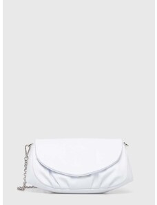 Kožená kabelka Gianni Chiarini bílá barva