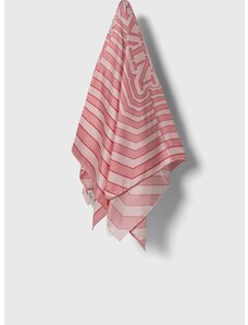 Hedvábný šátek Lanvin růžová barva, 6L9090.SR554