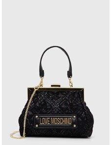 Kabelka Love Moschino černá barva