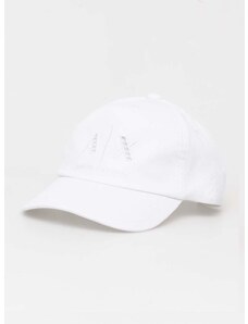 Bavlněná baseballová čepice Armani Exchange bílá barva, 944206 4R108