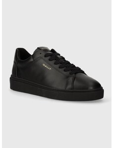 Kožené sneakers boty Gant Mc Julien černá barva, 28631555.G021