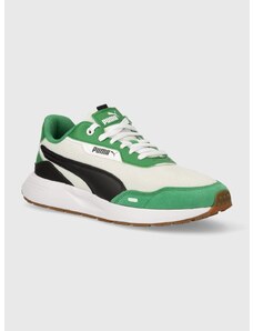 Sneakers boty Puma Runtamed Plus zelená barva, 389236, 391250