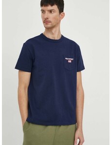 Bavlněné tričko Polo Ralph Lauren tmavomodrá barva, s aplikací, 710938452