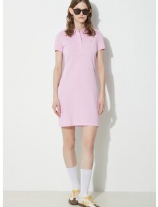 Šaty Lacoste růžová barva, mini