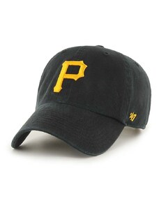 Čepice 47brand MLB Pittsburgh Pirates černá barva, s aplikací, B-RGW20GWS-BKD
