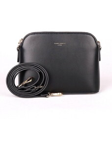 Tříoddílová malá černá crossbody kabelka David Jones CM6938