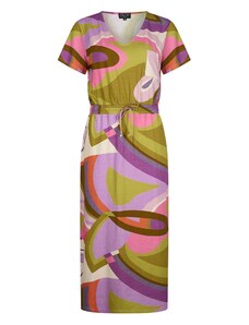 Zilch 41EVI40.286P 001250 - Dámské šaty Sixties Lavender mix barev
