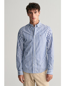 KOŠILE GANT REG WIDE POPLIN STRIPE SHIRT modrá M