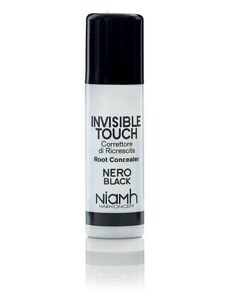 Niamh Hairkoncept Invisible Touch Root Concealer Black 75 ml - korektor černý