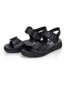 Dámské kožené sandálky D4063-00 Remonte černá