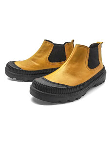 Kožené kotníkové boty s chelsea obutím IBERIUS 5082-493 žlutá