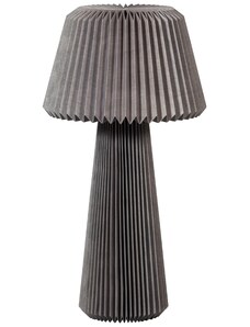 Hoorns Šedá stojací lampa Sima 95 cm