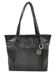 Dámská kabelka na rameno JASMINA FL/C K5 Karen černá