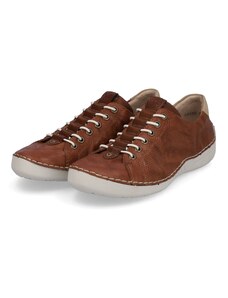 Dámská kožená vycházková obuv 52585-22 Rieker hnědá