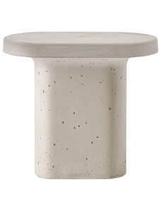 Pedrali Světle šedý betonový zahradní odkládací stolek Caementum 39,5 x 30 cm