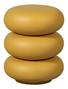 Hoorns Žlutý odkládací stolek Loira 40 cm