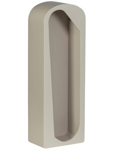 Hoorns Béžová dřevěná nástěnná police Naumo 70 x 24 cm