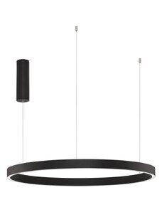 Černé závěsné LED světlo Nova Luce Elowen 80 cm