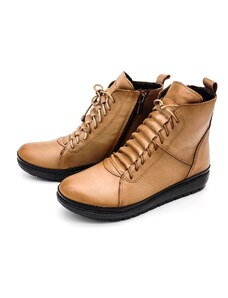 BONAMOOR Dámská kožená obuv 162-104-091-023 QUO VADIS béžová
