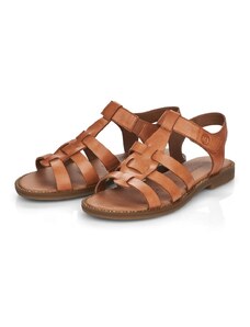 Dámské kožené sandálky D3668-22 Remonte hnědá