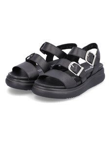 Dámské kožené sandálky D0L50-00 Remonte černé