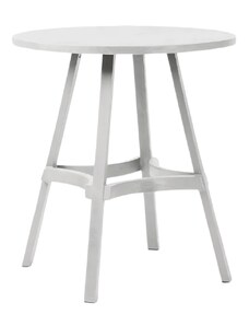 Nardi Bílý plastový zahradní barový stůl Combo 70 cm