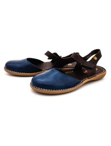 Dámské kožené sandálky 7722-00007 JUNGLA modrá