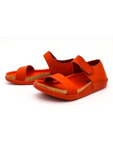 Dámské kožené sandále 1387-08 ART červené