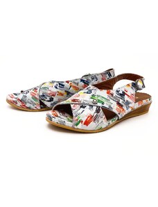 Dámské sandále na klínku 50C0970 ARTIKER multicolor