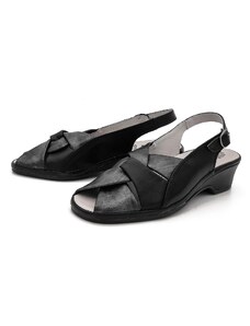 Dámská kožená obuv 4X/11254 černá APACHE černá