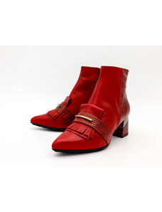 Dámská elegantní obuv HI87873 caiman/scarlet Hispanitas červená