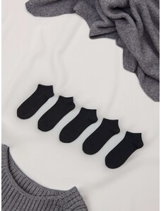 Sinsay - Sada 5 párů ponožek - černá