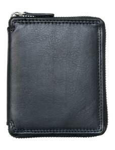 Malá kapesní peněženka na kovový zip s ochranou dat (RFID) FLW