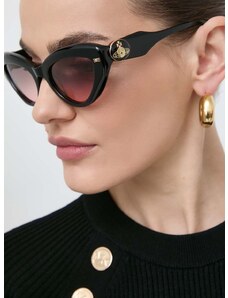 Sluneční brýle Vivienne Westwood dámské, černá barva, VW505300153