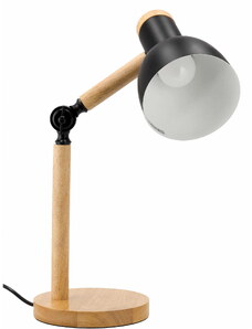 BERGE Stolní LED lampa Ryga 1xE27 černá