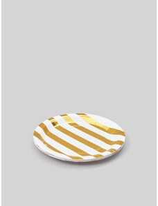 Sinsay - Sada 10 ks papírových talířů - zlatá