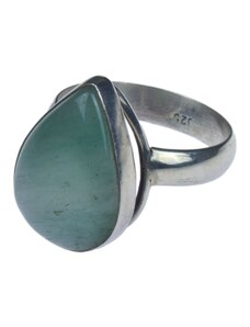 Stříbrný prsten vykládaný achátem AG 925/1000, 7g, Nepál 65 , Stříbrná , Nepál , Ag925, 7g